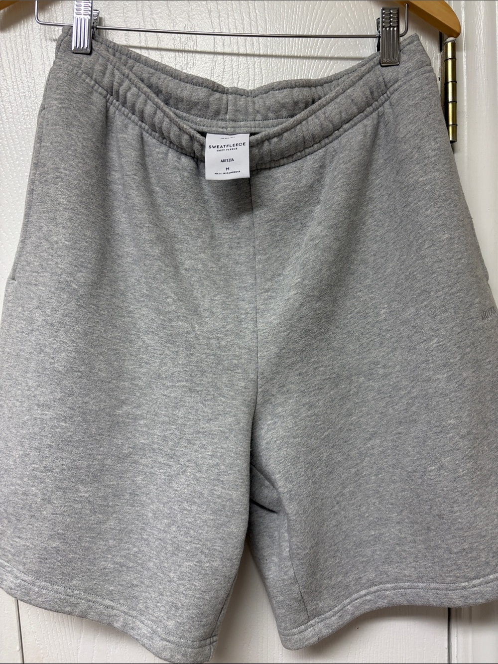 Aritzia Women’s Gray Fleece Shorts size Medium
